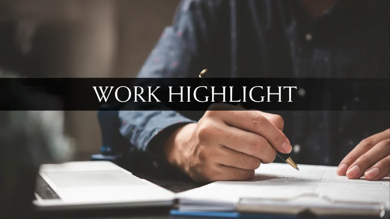 3. Work Highlight (1)