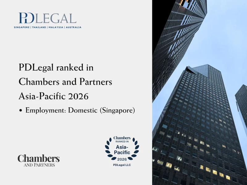 PDLegal receives first time ranking in Employment in Chambers Asia-Pacific 2026